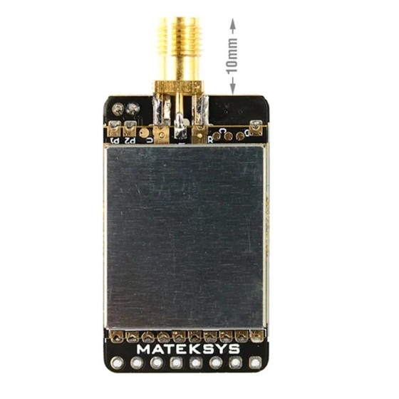 Matek System VTX-1G3SE-9 1.2G/1.3GHz 9CH INTL 0.1mW/25mW/200mW/800mW FPV Transmitter for FPV Racing RC Drone G Monitor